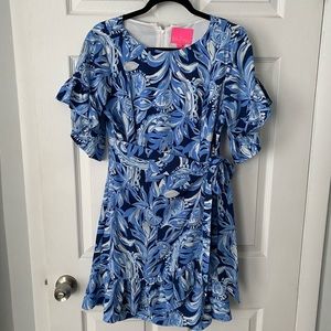 Lily Pulitzer Blue Wrap Dress